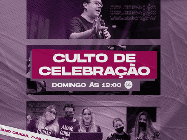 Arte Digital de Cultos Igreja Batista Vida