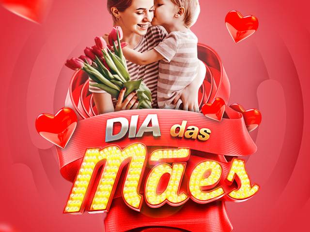 Arte Digital de Dia das Mães