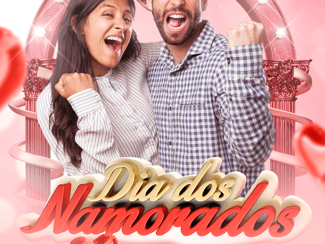 Arte Digital de Dia dos Namorados
