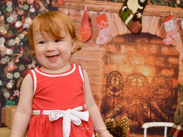 Ensaio de Natal de Ensaio de Natal do Benjamin e da Giulia