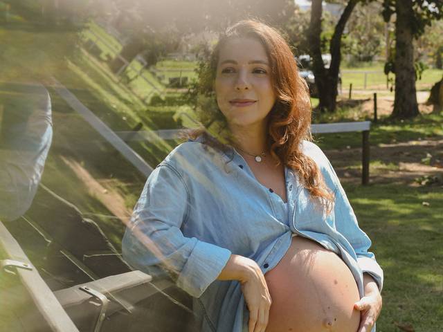 Ensaio Gestante de Rebeca