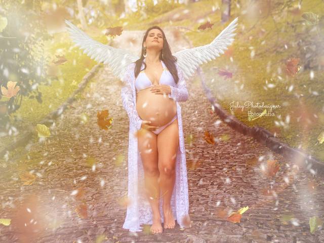 Gestantes de ಇAnne na doce espera de Felipeಇ