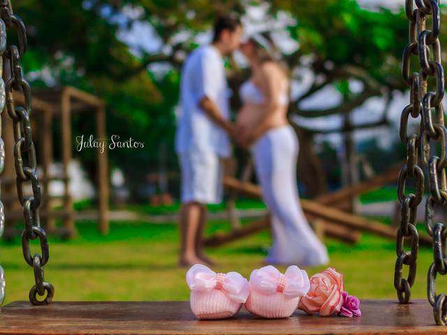 Gestantes de ಇDayse & Nilson na doce espera de Marinaಇ