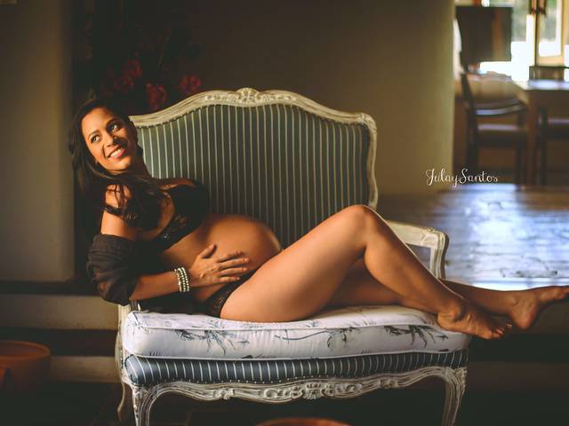 Gestantes de ಇEd & Thaliany na doce espera de Ana Lizಇ