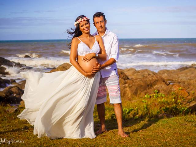 Gestantes de ಇKalliane & Flávio na doce espera de Elisaಇ