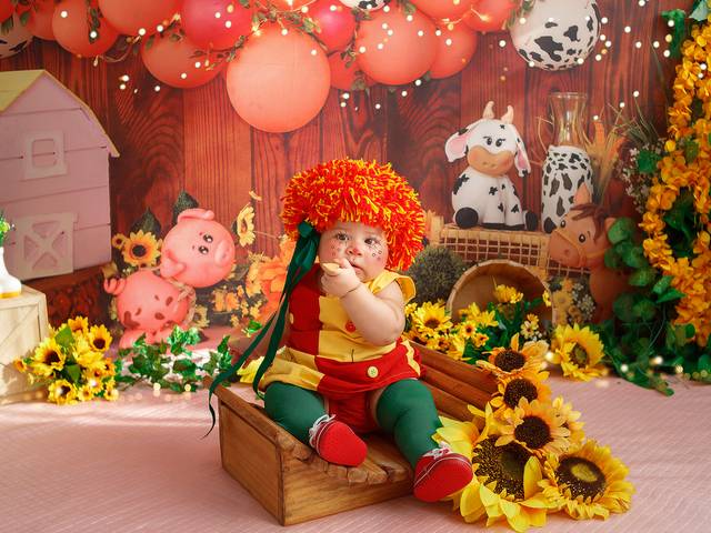 Ensaio Infantil de ❧Ensaio de Lara Sophia - 09meses❧