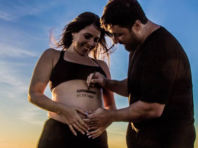 Gestantes de Renata e Breno 