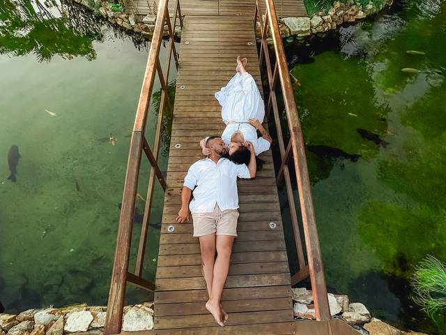 ENSAIOS de NOSSO LAR EVENTOS - Ensaio Pré wedding Vitoria e Junior 