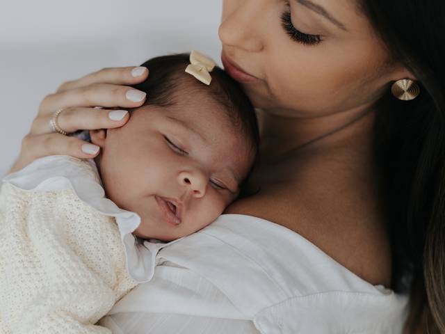 Newborn lifestyle de Eva, um mês