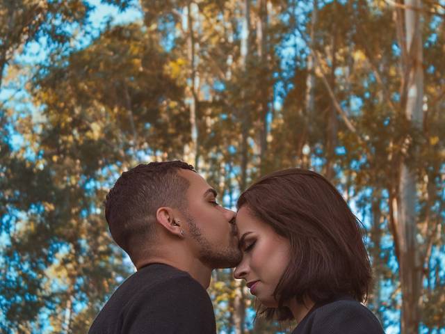 Ensaio fotográfico de Estéfani & Robson