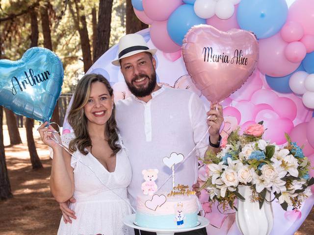 Gestante de Chá Revelação Dávila e Endrigo