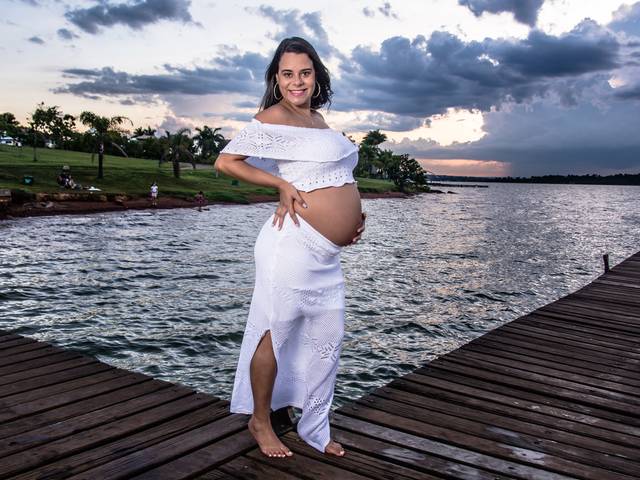 Ensaio Externo de Danielle Dantas - Gestante