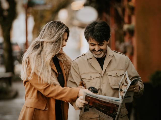 Casal de Taiani e Leonardo