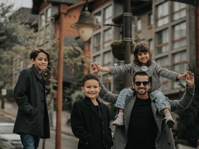 Família de Eunisse, Jackson, Melissa, Antonio e Yan