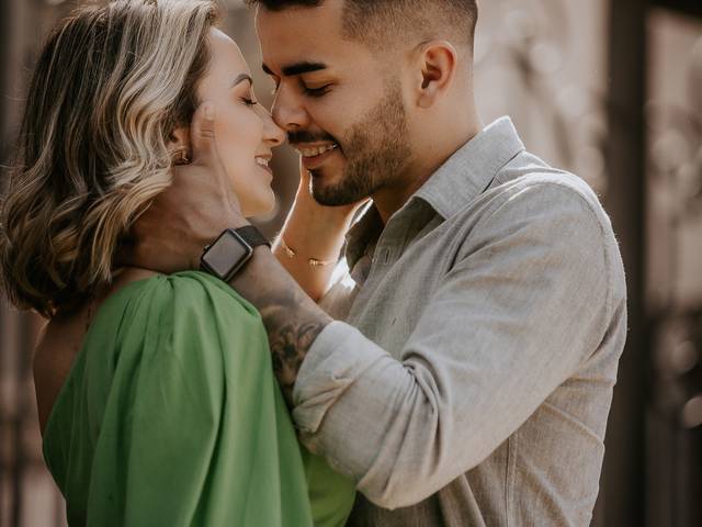 Casal de Janaína e Wellington