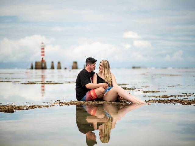 Ensaio Casal de Casal em Ponta verde