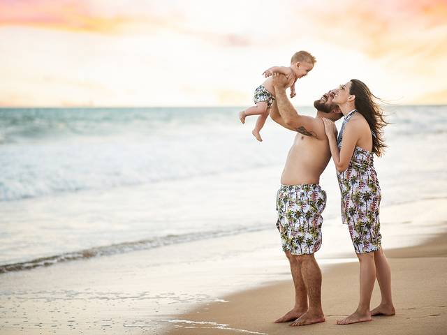 Ensaio em familia de Nas Falésias em família 