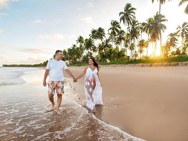 Gestante de Bianca gestante em praia de ipioca - Maceió