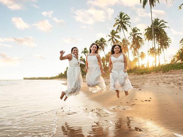 Ensaio em familia de Praia de Maceió - 15 anos 