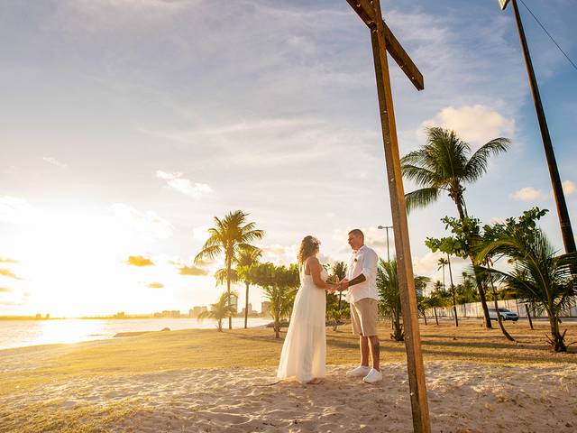 CASAMENTO de Cerimônia em capelinha de Maceió