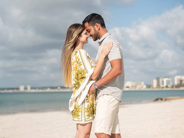 Ensaio Casal de Mineiros em capelinha de Maceió