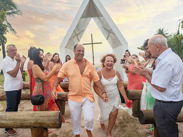 CASAMENTO de Renovação  em capelinha de Maceió