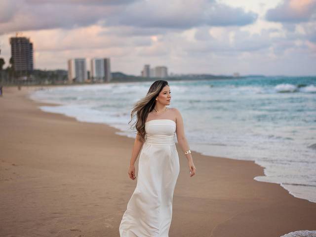 Gestante de Revelação em Praia de Maceió