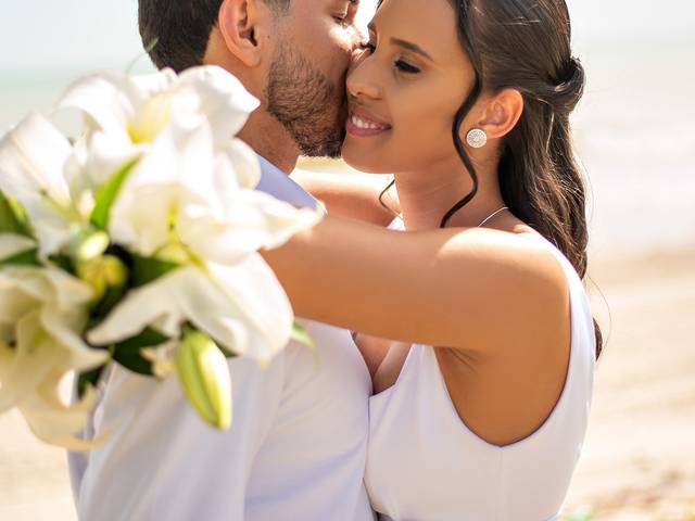 Ensaio Casal de Casal em capelinha de Maceió pós casamento