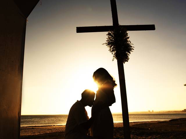 Ensaio Casal de Sessão de fotos em pôr do sol de Maceió