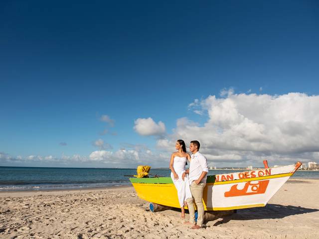 Ensaio Casal de Fotografia em Maceió na capelinha de jaraguá com lindas fotos