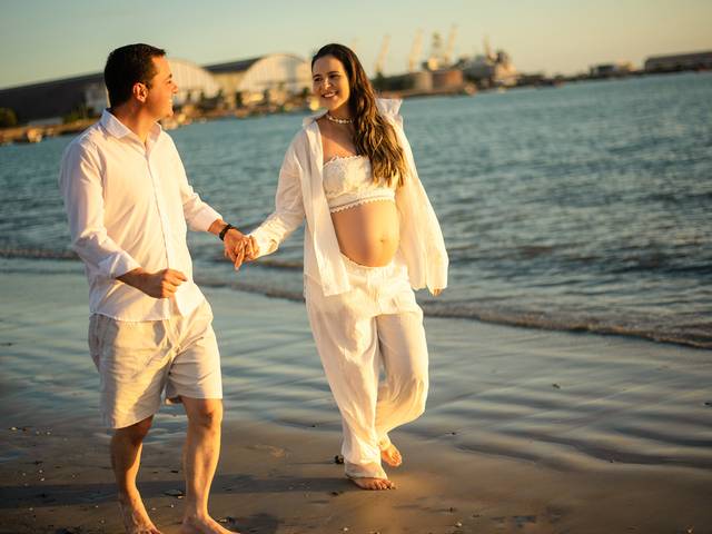 Gestante de Sessão de fotos em Maceió capelinha de jaraguá