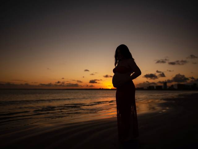 Gestante de Fotografia em Maceió na capelinha de jaraguá 