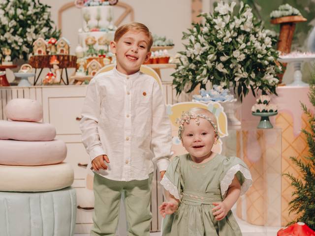 Aniversário Infantil de Maria e João - 1 e 5 anos 