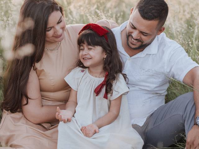 Ensaio em Família  de Lohana & Andrey + Bia