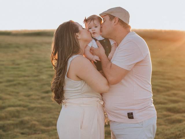 Ensaio em Família  de Letícia & Rogério + Helena