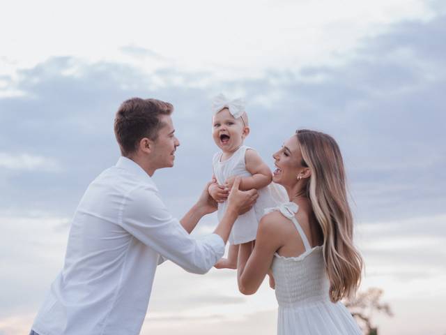 Ensaio em Família  de Lara & Pedro + Melina