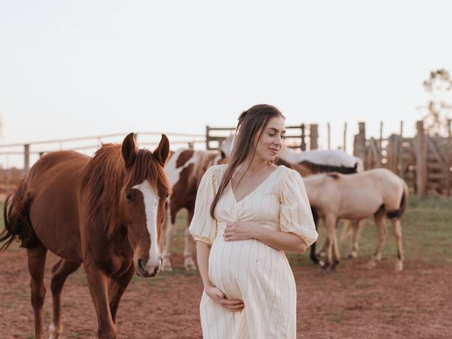 Ensaio Gestante de Adriely e Fernando