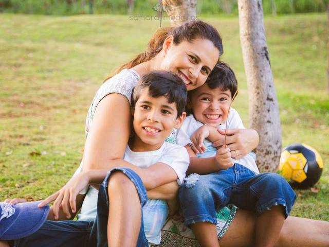 Fotografia de família de Ensaio família – Giselle, Lucas e Miguel