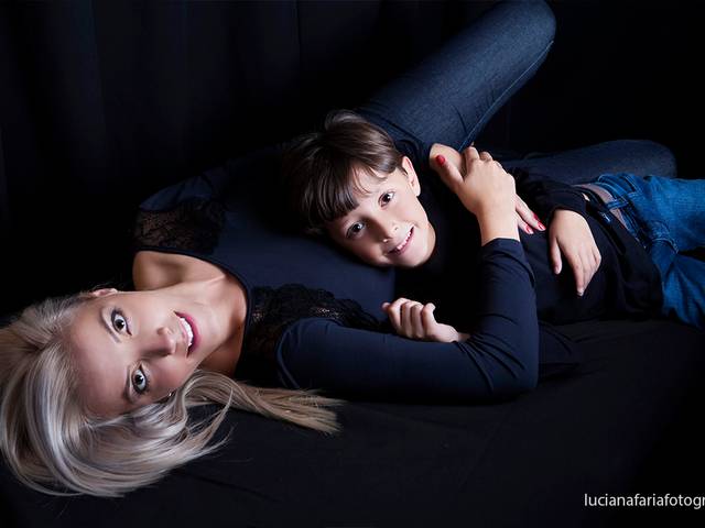 Família de Sabrina e João Gabriel