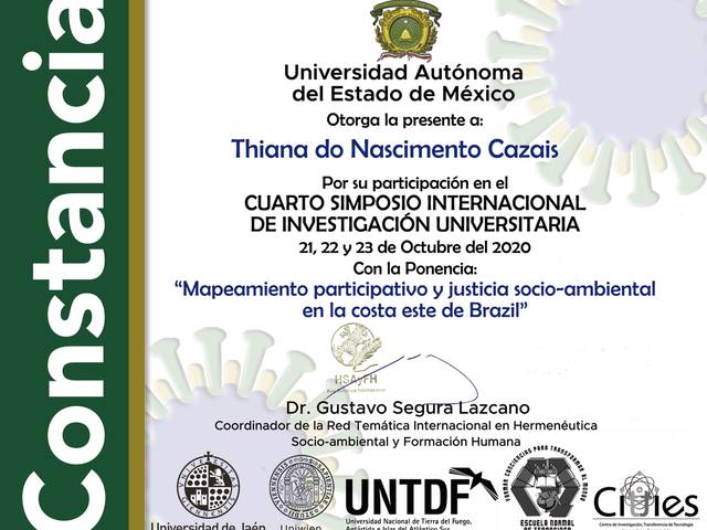 Ciencias de Cuarto Simposio Interncional de Investigacion Universitária