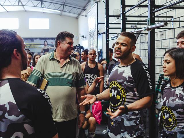 Eventos de  Reinauguração Marção Academia