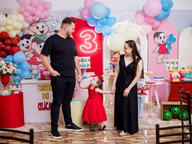 Aniversário Infantil de Alícia - 3 anos
