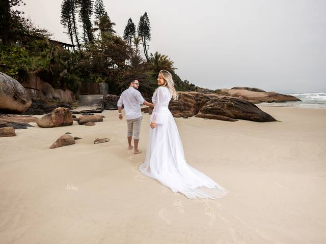 Trash the Dress de Fabrício + Taynara