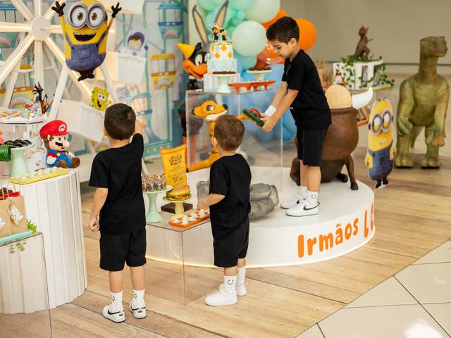 Aniversário Infantil de Irmãos LC