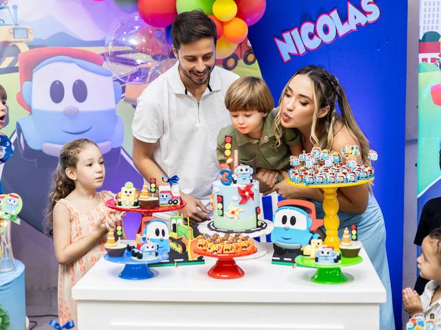 Aniversário Infantil de Nicolas - 3 anos