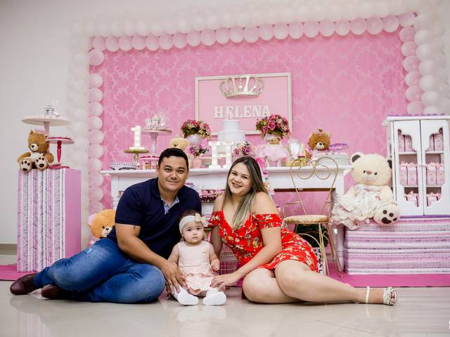 Aniversário Infantil de Helena - 1 aninho