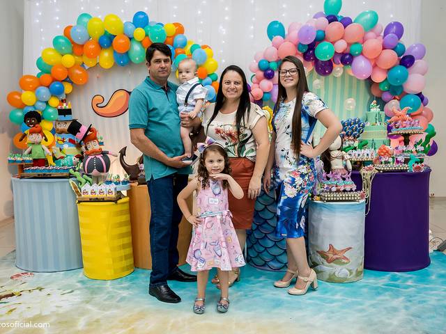 Aniversário Infantil de Miguel 1 ano + Lara 4 anos