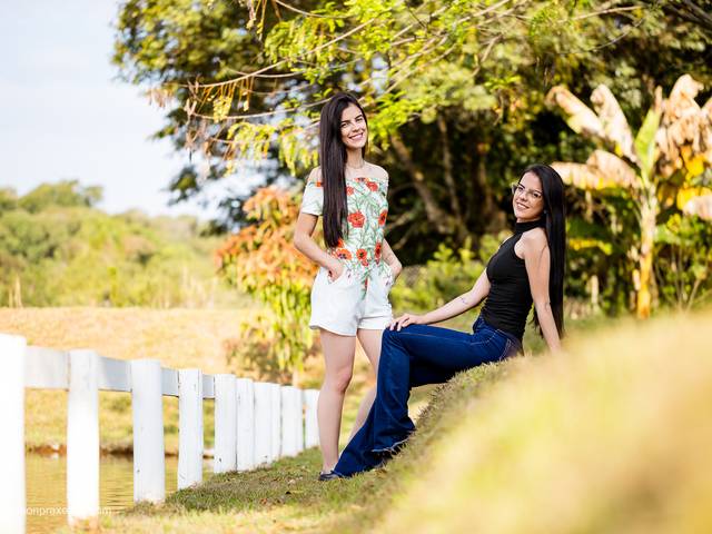 Ensaio de Cibely + Cintya