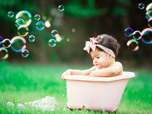 Ensaios de Família  de Isis 1 ano