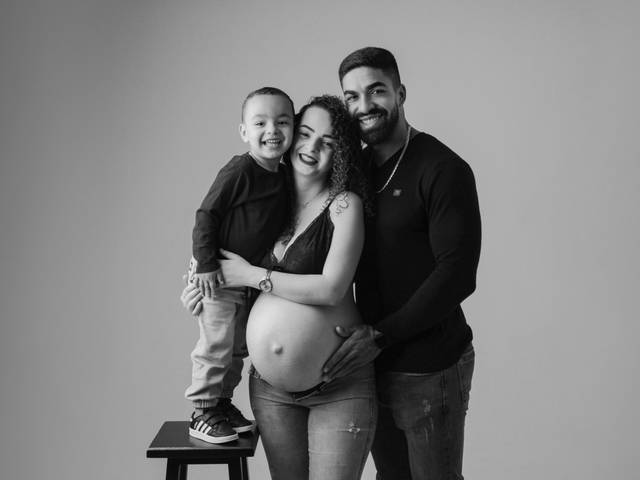 Gestação de Viviane, Josiel e João a espera de Maria Alice